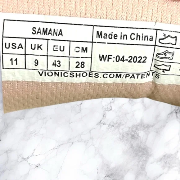 Women’s Vionic Samana Black and Yellow Slip-On Sneakers Shoes - Picture 13 of 13